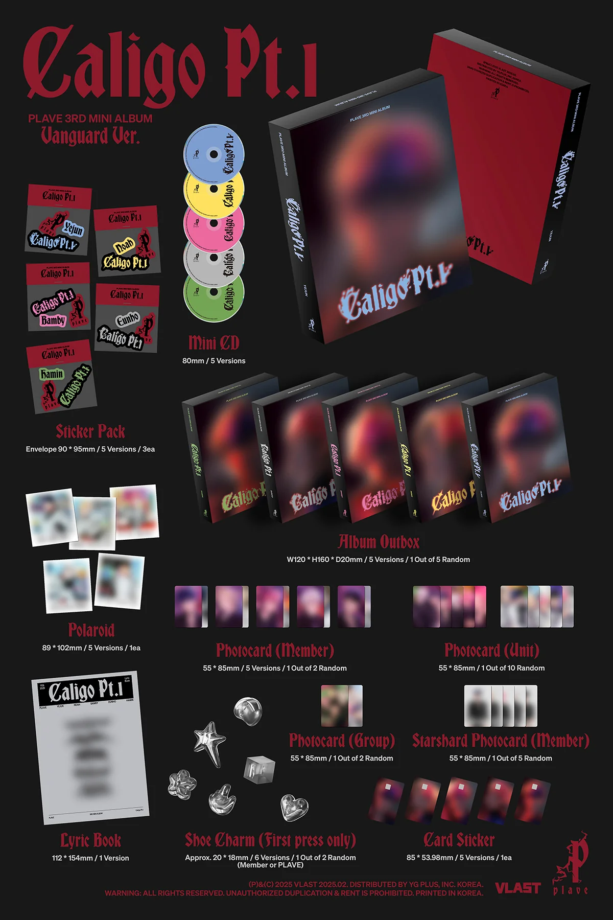 [02/09 1:1 VIDEO CALL by Aladin] PLAVE - Caligo Pt.1 / 3RD MINI ALBUM (Vanguard ver.) - Image 3
