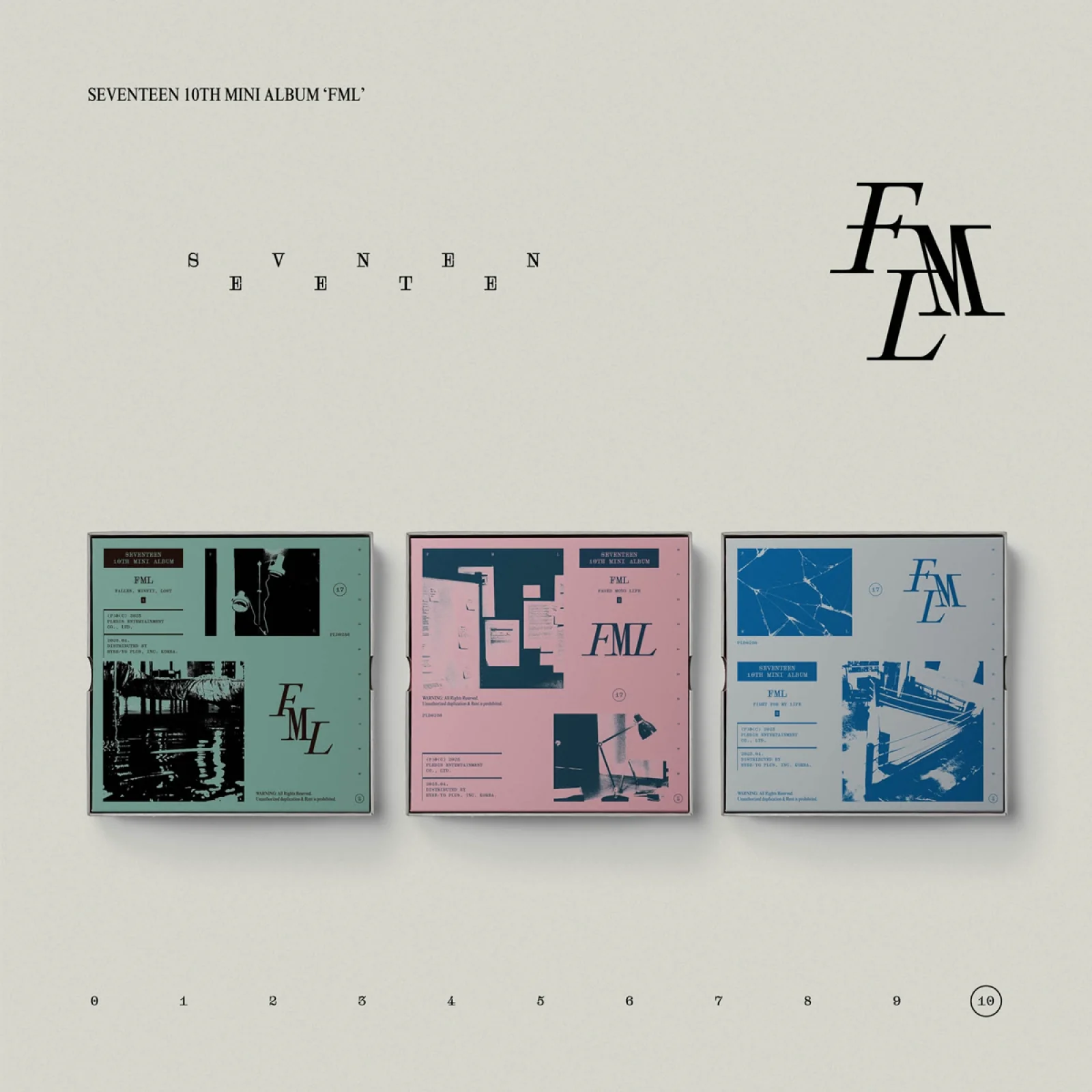 SEVENTEEN - FML / 10th Mini Album (Standard ver.) *Cover Select