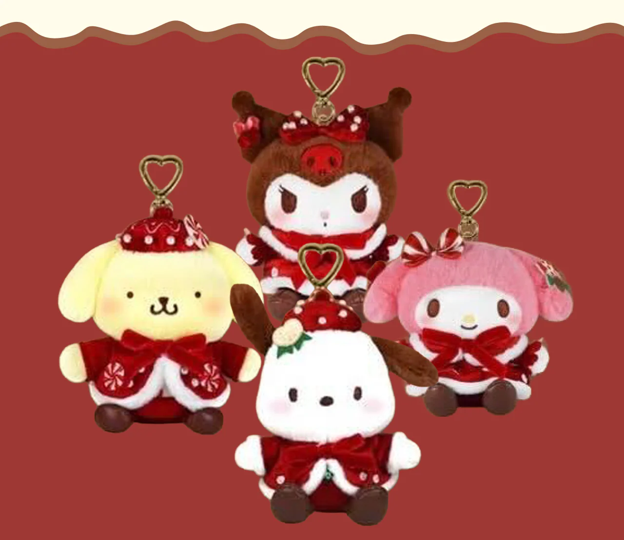 [Limited] SANRIO - SANRIO CHARACTERS RANDOM DOLL KEYRING