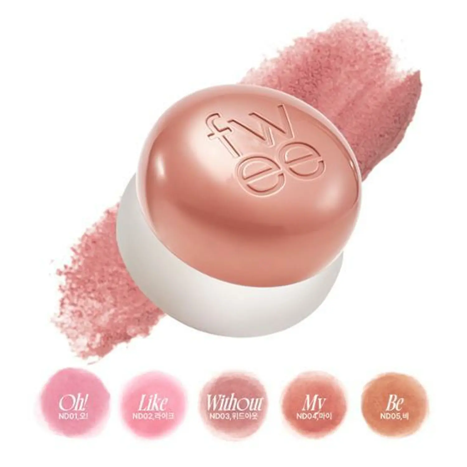 [Limited] fwee Lip & Cheek Blurry Pudding Pot (5g) *Color Select - Image 3