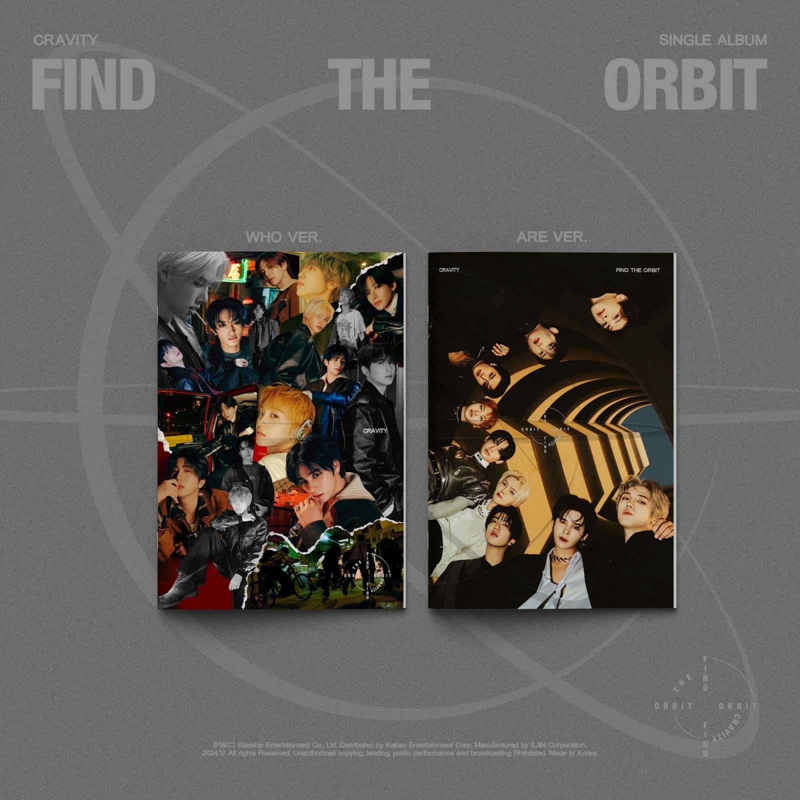 CRAVITY - FIND THE ORBIT / Single Album (Standard ver.) *Cover Select