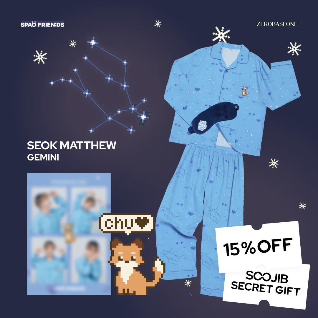 [Aldi Price Match] ZEROBASEON SPAO X ZB1 Pajamas SET with Sleep Shade - Image 9