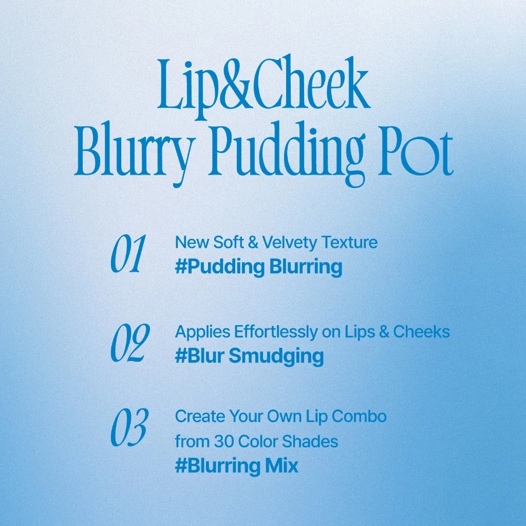 fwee Lip & Cheek Blurry Pudding Pot (5g) + Keychain SET *Color Select - Image 2