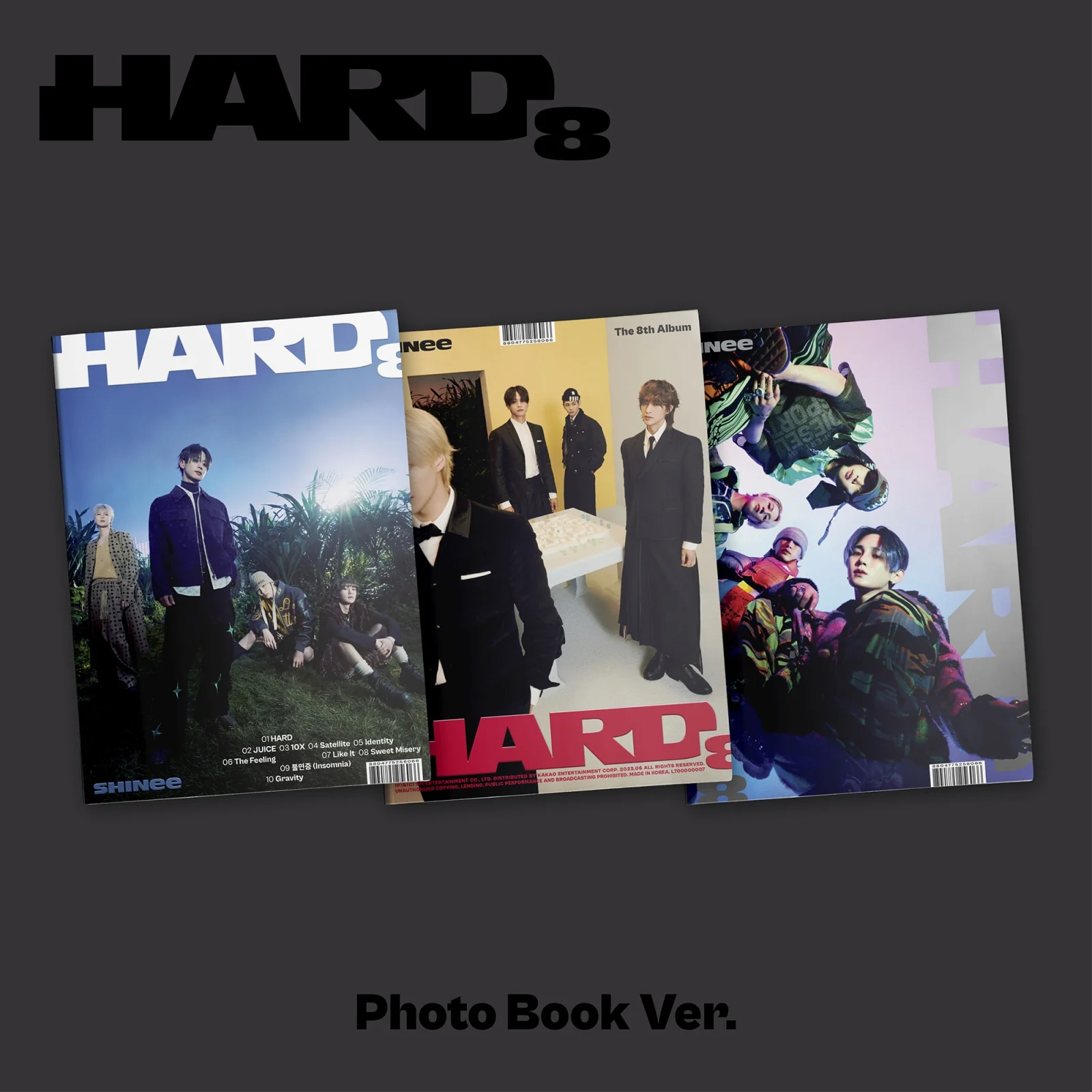 [Lucky Grab] SHINee - HARD / 8TH FULL ALBUM (Photo Book Ver.)