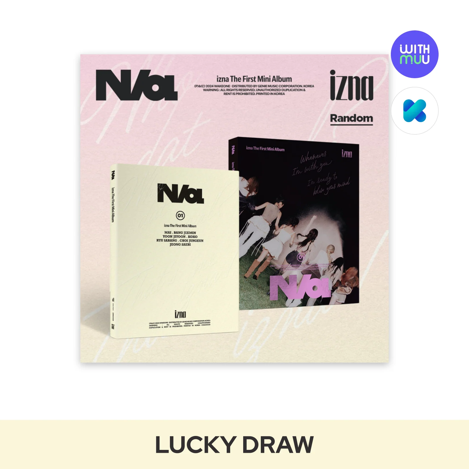 [LUCKY DRAW] izna - N/a / The First Mini Album (Standard ver.) (Random) - Image 2