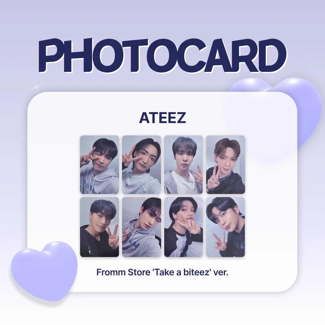 [PHOTOCARD] ATEEZ - Fromm Store Official Merch (Take a biteez ver.)