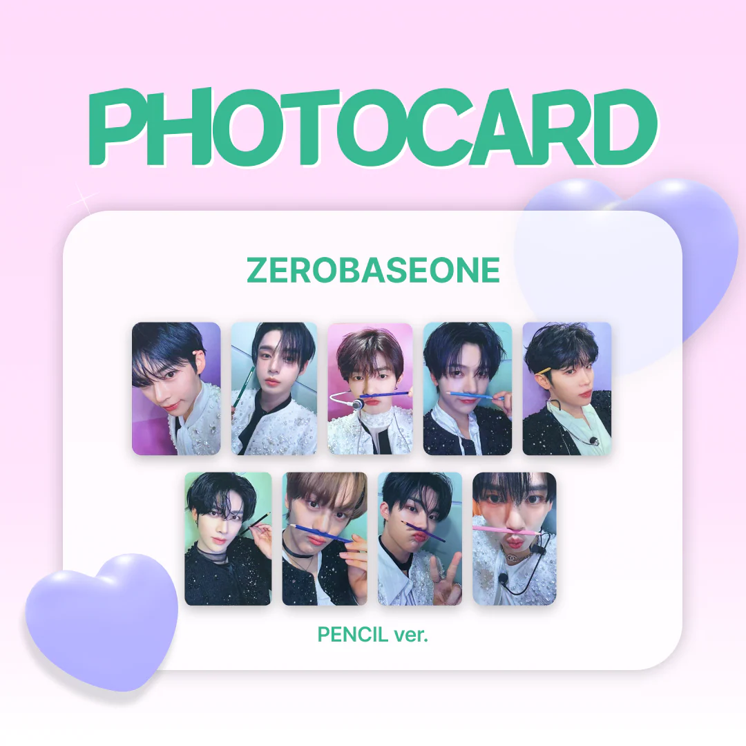 [PHOTOCARD] ZEROBASEONE - BLUE PARADISE (Sound-Wave Pencil ver.)