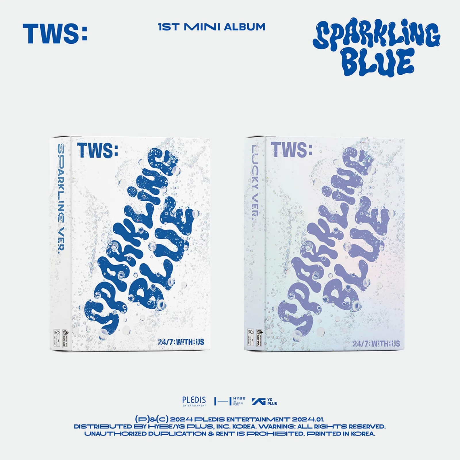 TWS - Sparkling Blue / 1ST MINI ALBUM (Standard ver.)