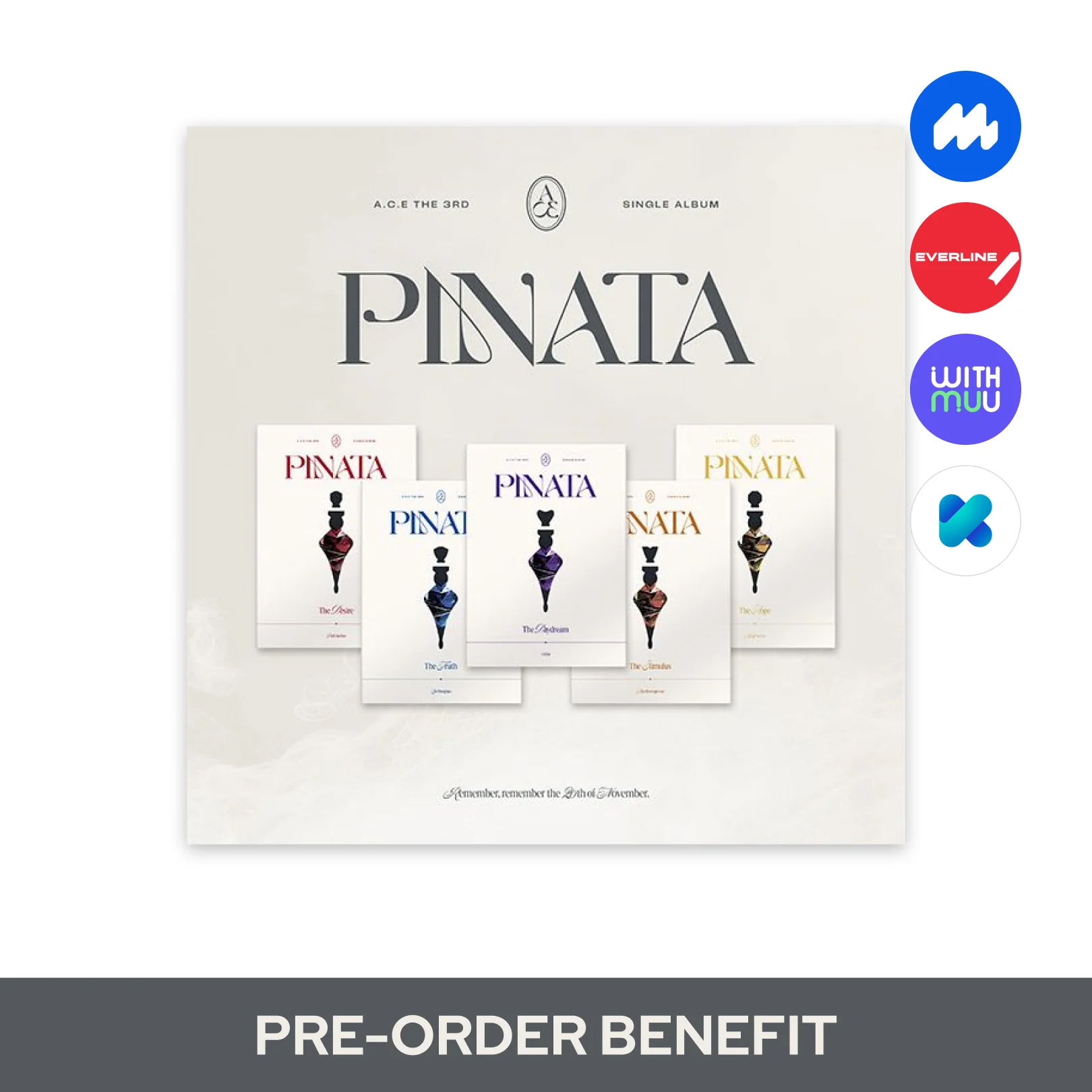 [POB] A.C.E - PINATA / 3RD SINGLE ALBUM (Standard ver.) - Image 2