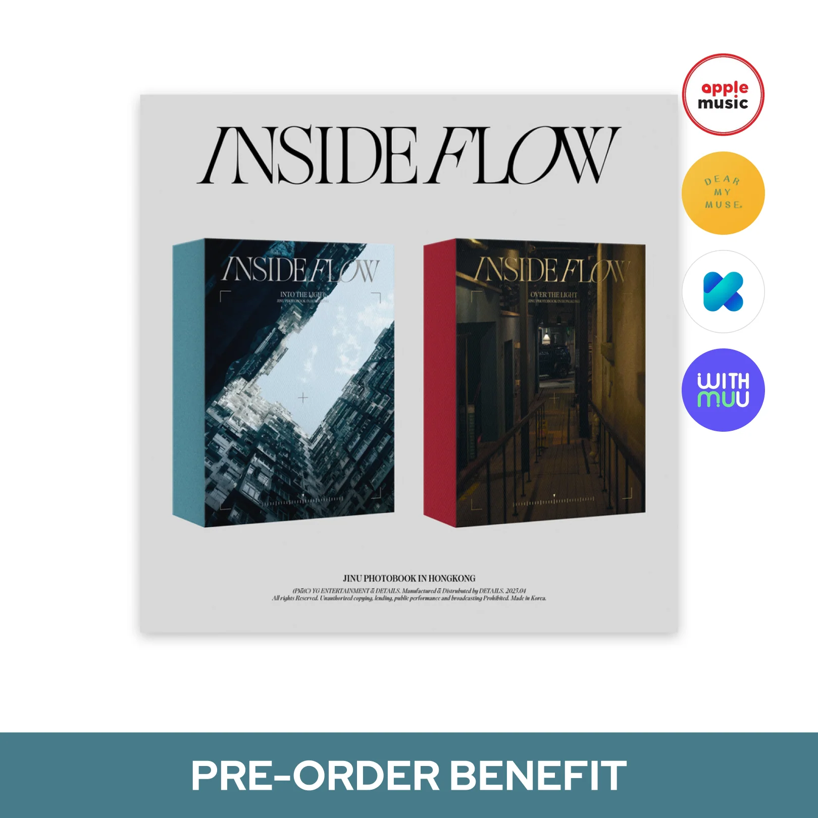 [POB] JINU (WINNER) - INSIDE FLOW / Photo Book *Cover Select - Image 2