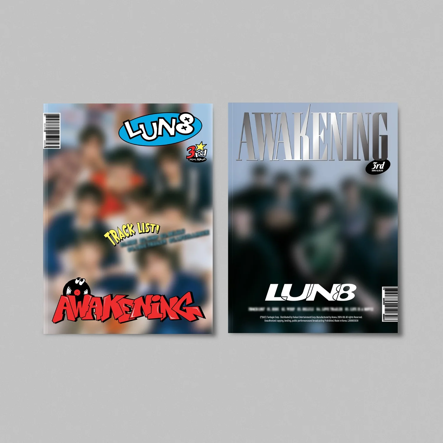 [POB] LUN8 - AWAKENING / 3RD MINI ALBUM (Nerd ver. / Hip ver.) (Random) - Image 2