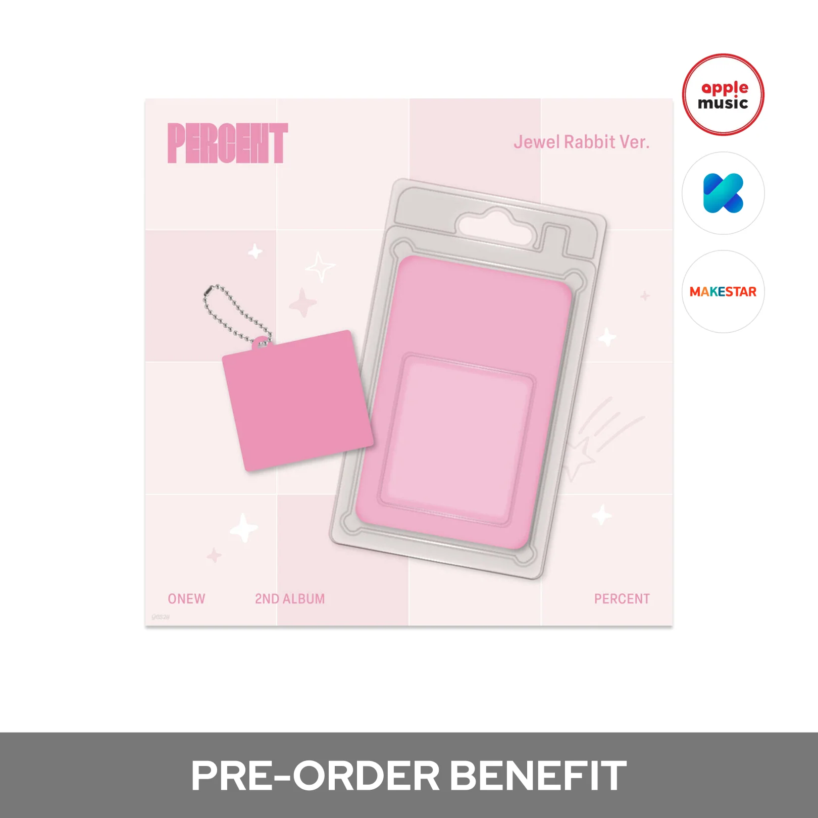 [POB] ONEW (SHINee) - PERCENT / 2ND ALBUM (Jewel Rabbit ver.) - Image 2