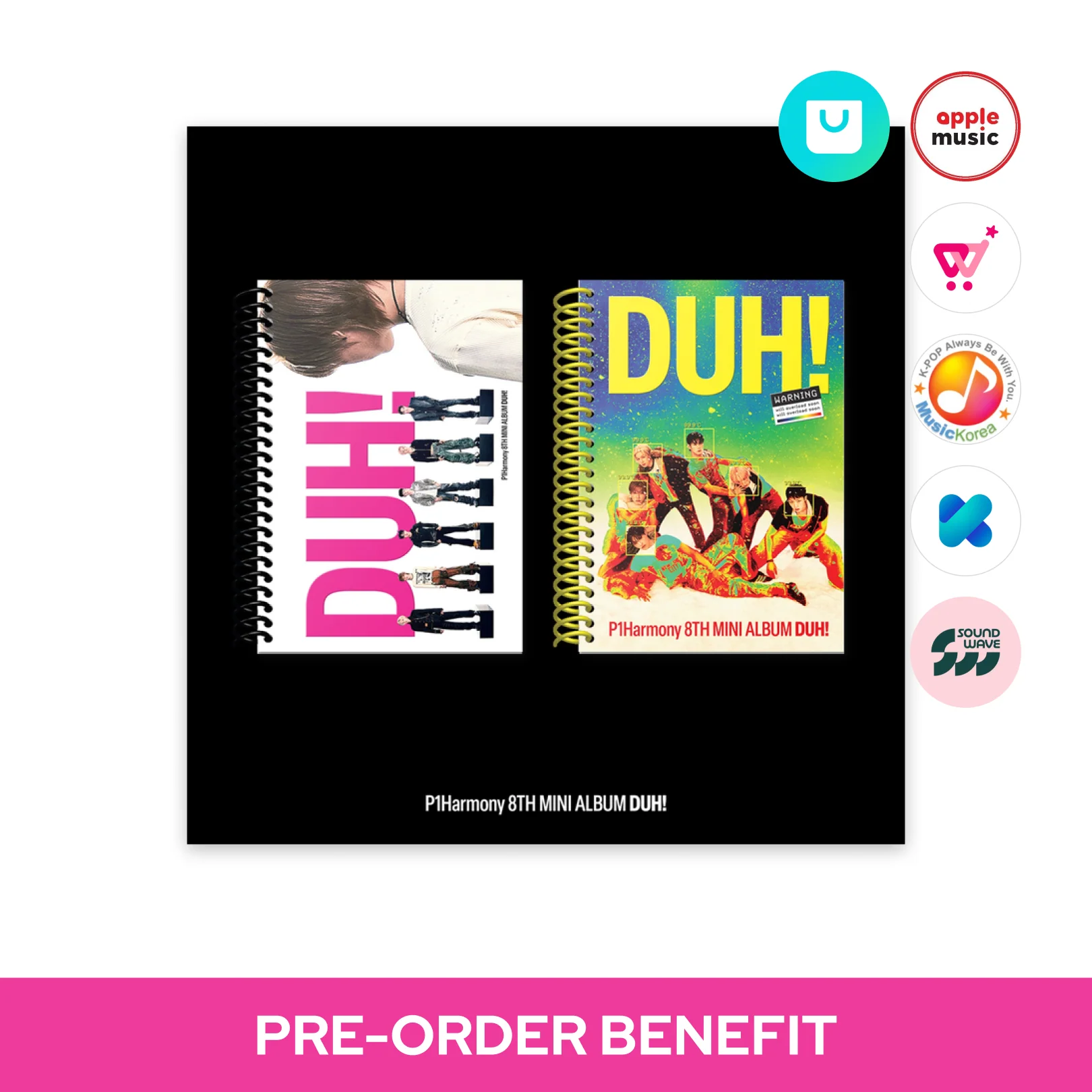 [POB] P1Harmony - DUH! / 8TH MINI ALBUM (Standard ver.) - Image 2