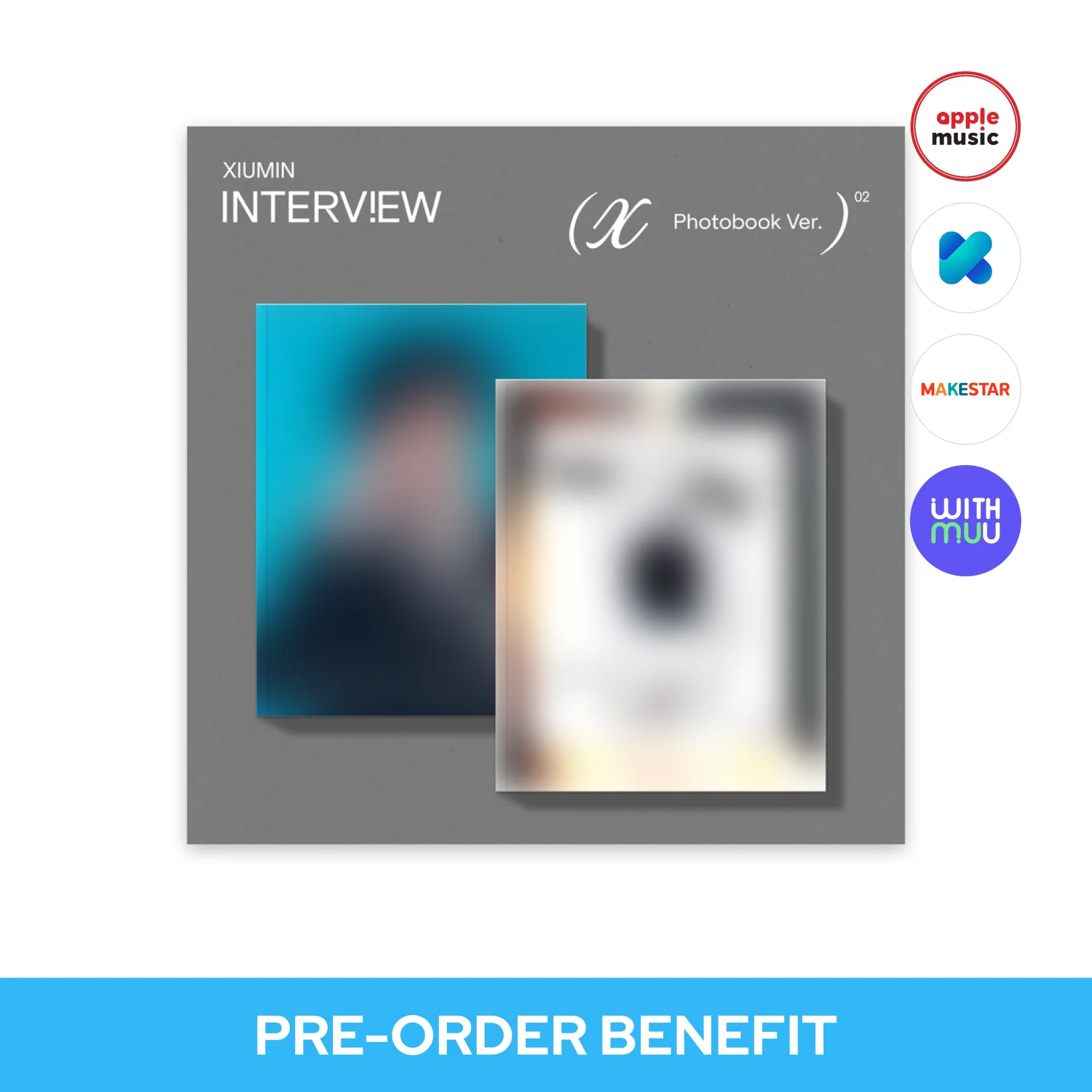 [POB] XIUMIN - Interview X / The 2nd Mini Album (Photobook ver.) - Image 2