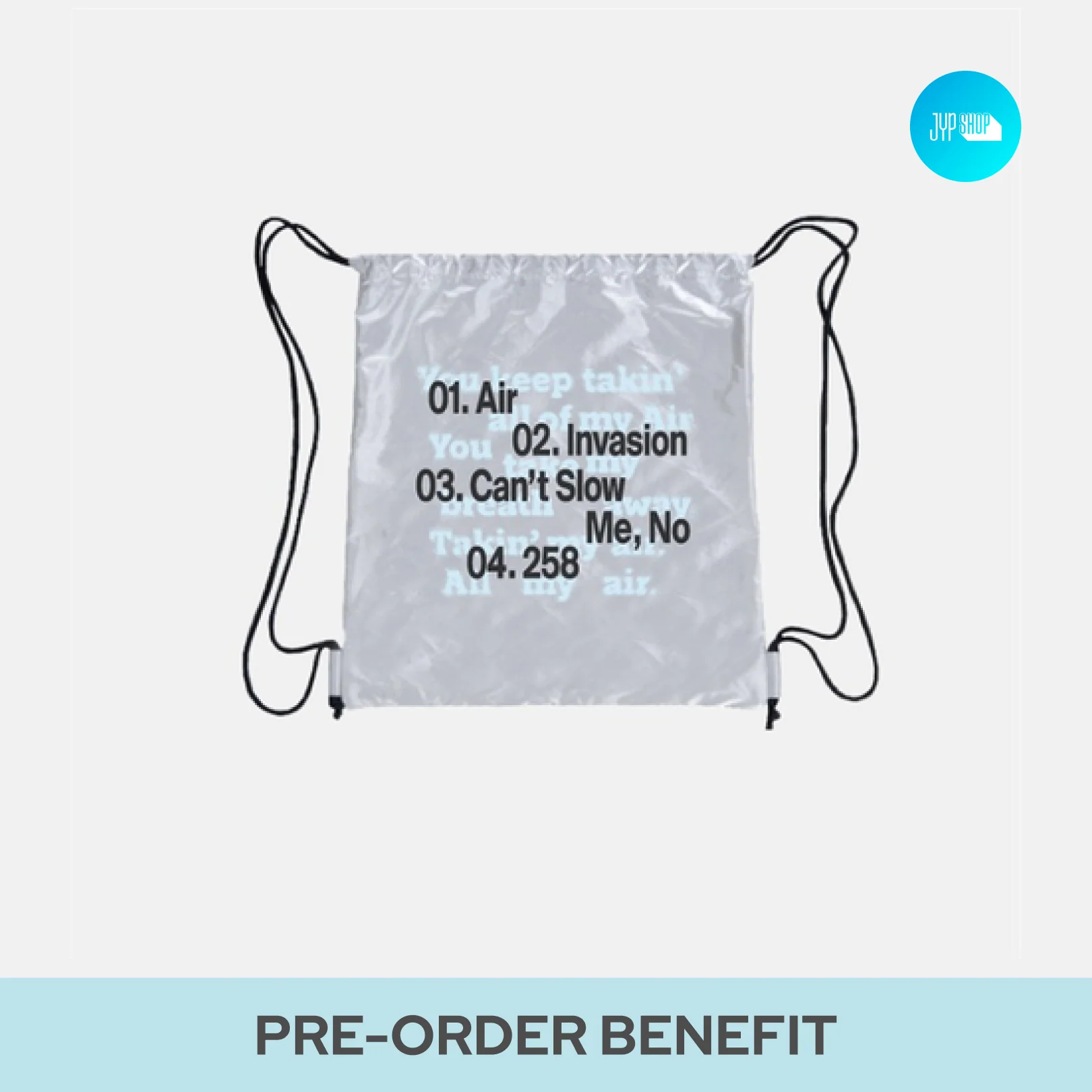 [POB] YEJI (ITZY) - STRING BAG / Air OFFICIAL MERCH - Image 2