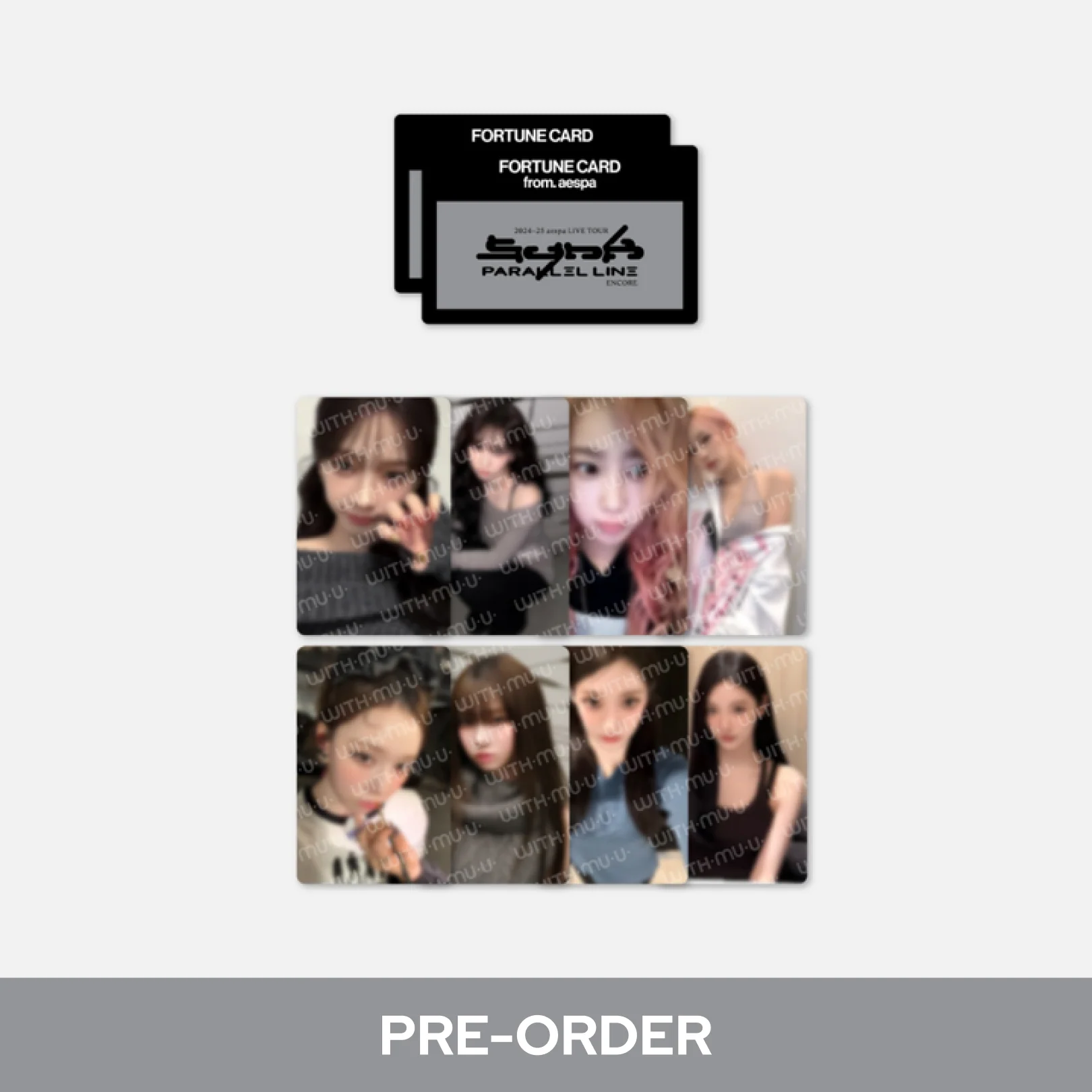 aespa - FORTUNE SCRATCH CARD SET / SYNK：PARALLEL LINE－ENCORE OFFICIAL MD - Image 2