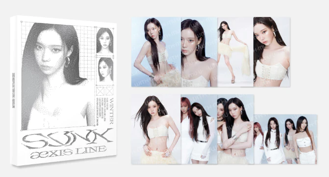 aespa - POST CARD BOOK SET / 2025-26 aespa LIVE TOUR [SYNK : aeXIS LINE] OFFICIAL MD - Image 3