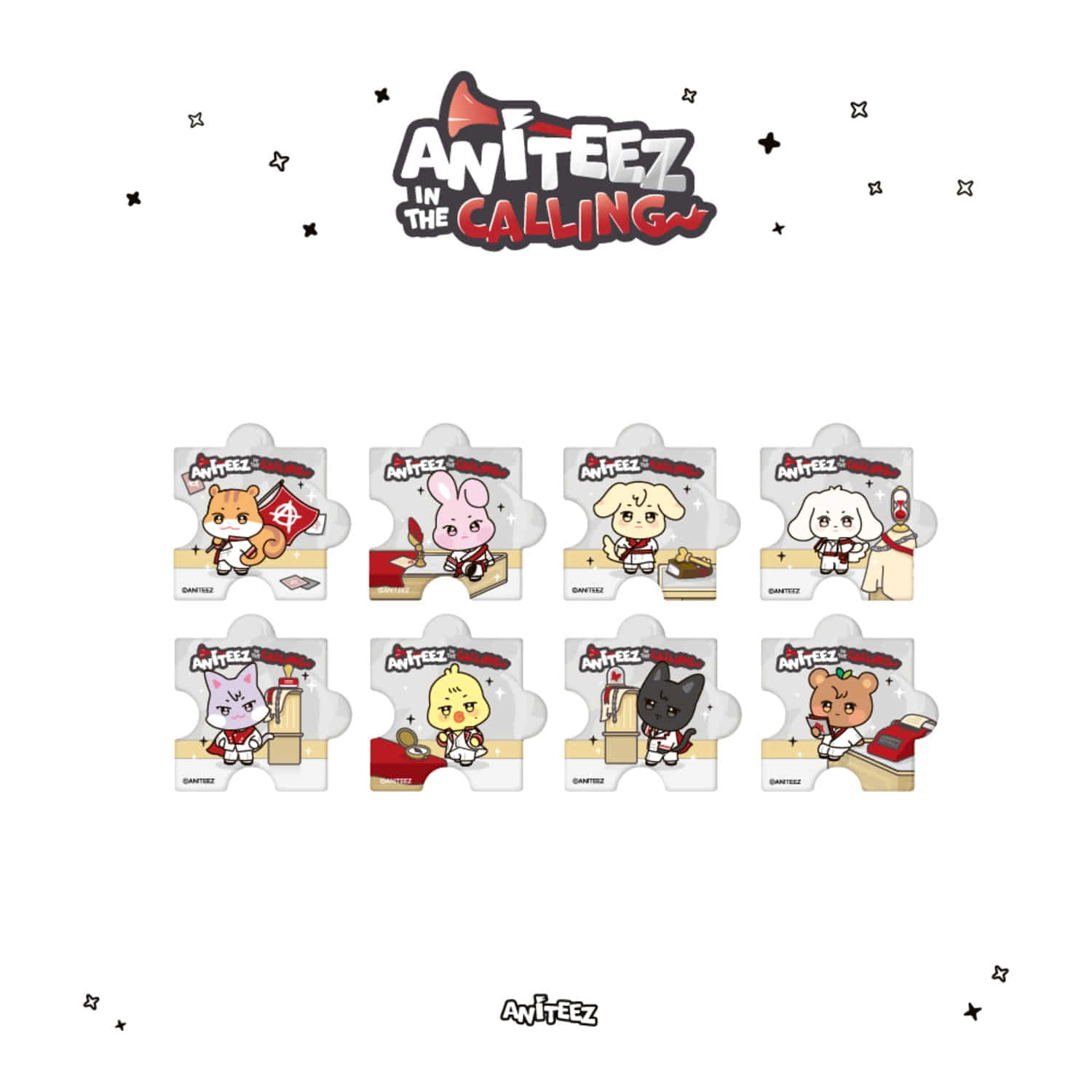 ATEEZ - RANDOM / ACRYLIC MAGNET 'ANITEEZ IN THE CALLING' MD
