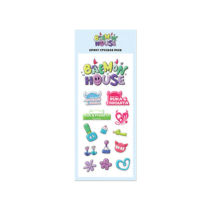 BABYMONSTER - EPOXY STICKER PACK / BMHOUSE