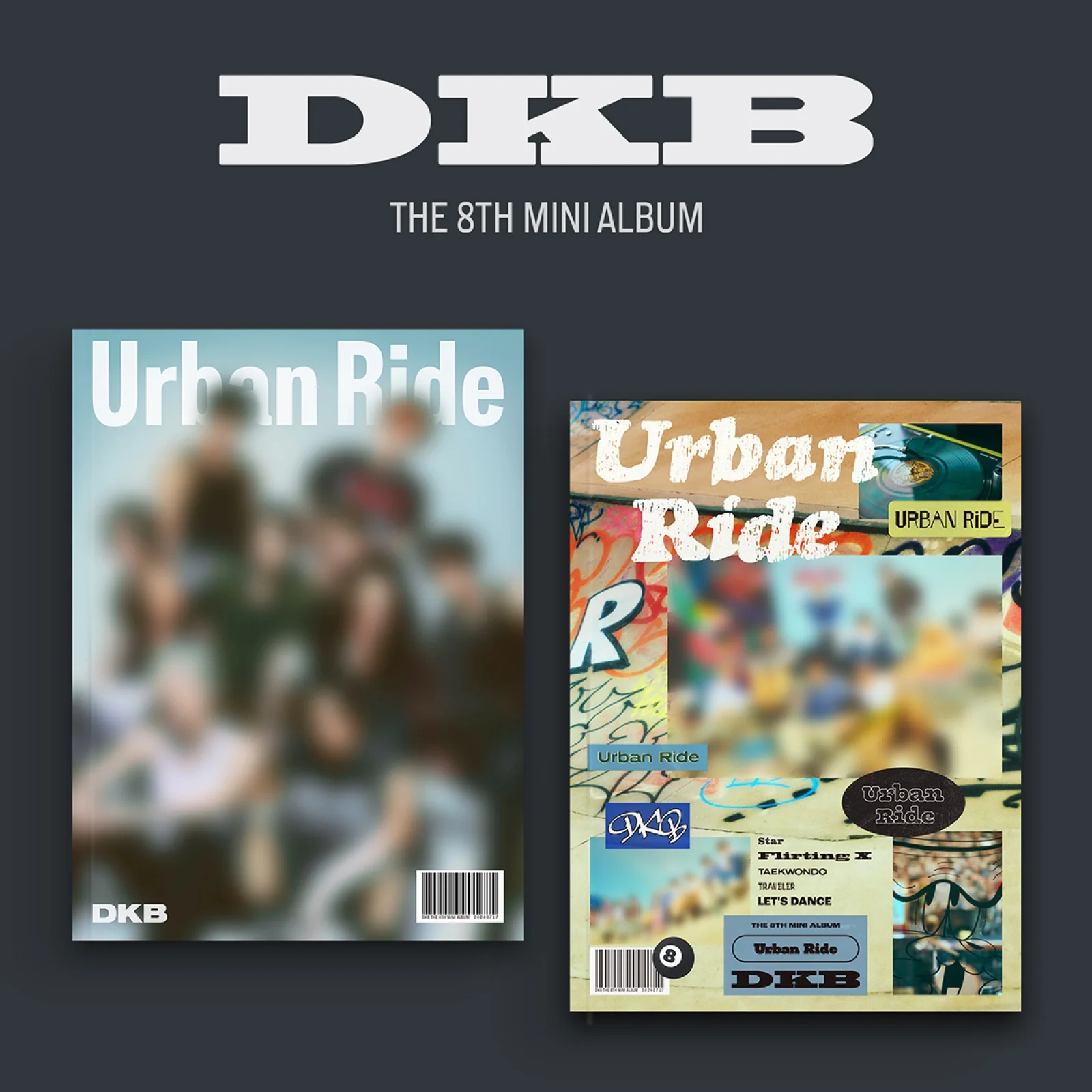 DKB - Urban Ride / 8TH MINI ALBUM (Urban ver. / Ride ver.)(Random) - Image 2