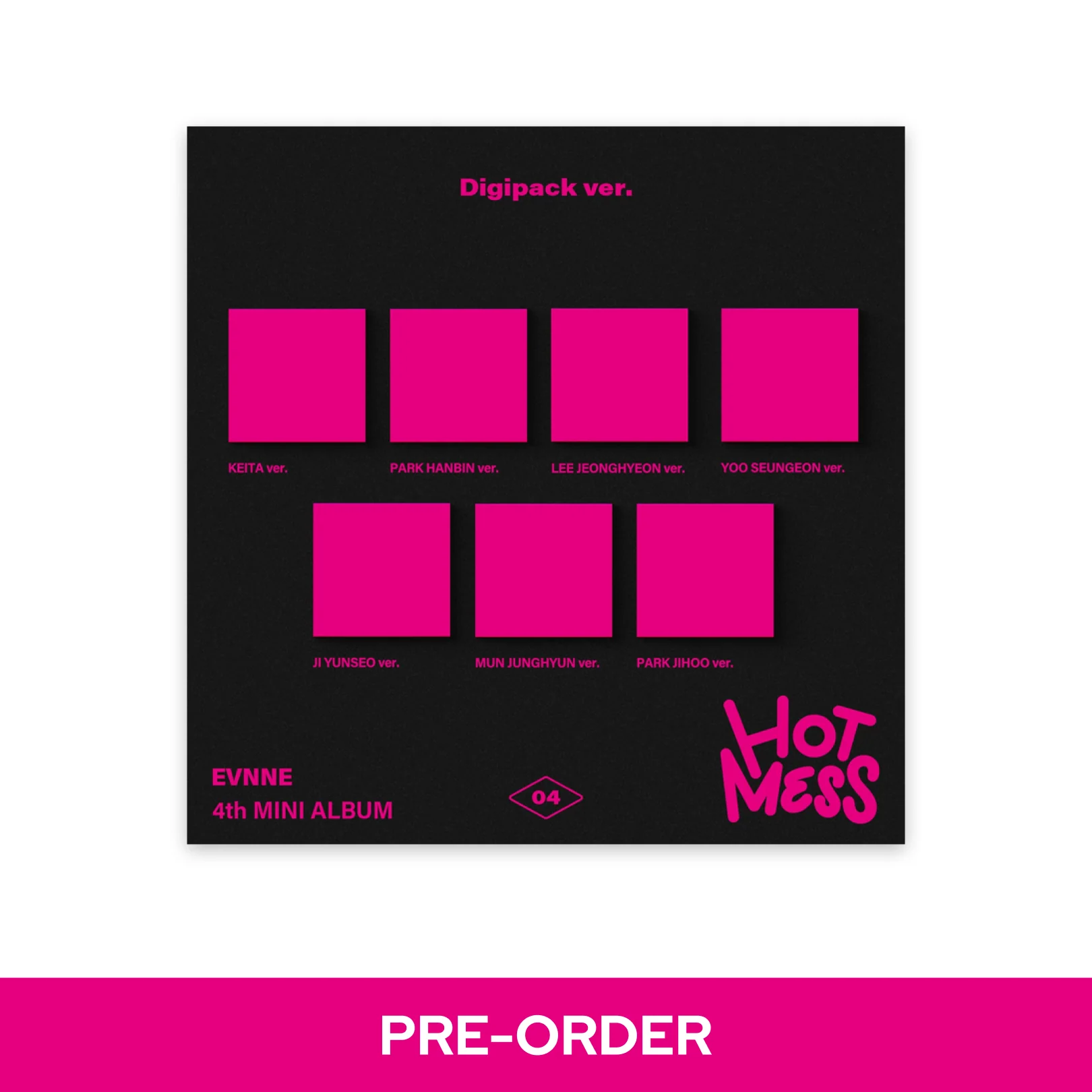 EVNNE - HOT MESS / 4TH MINI ALBUM (Digipack ver.) - Image 2
