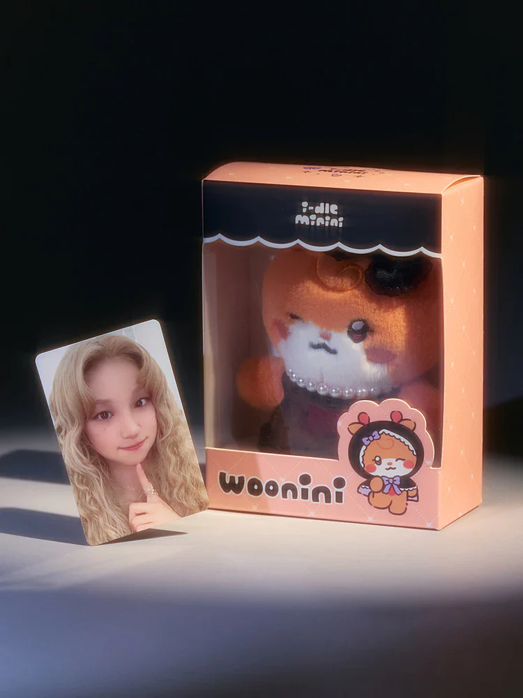 i-dle - minini PLUSH + PHOTOCARD SET / 'We are' POP-UP x LINE FRIENDS - Image 8