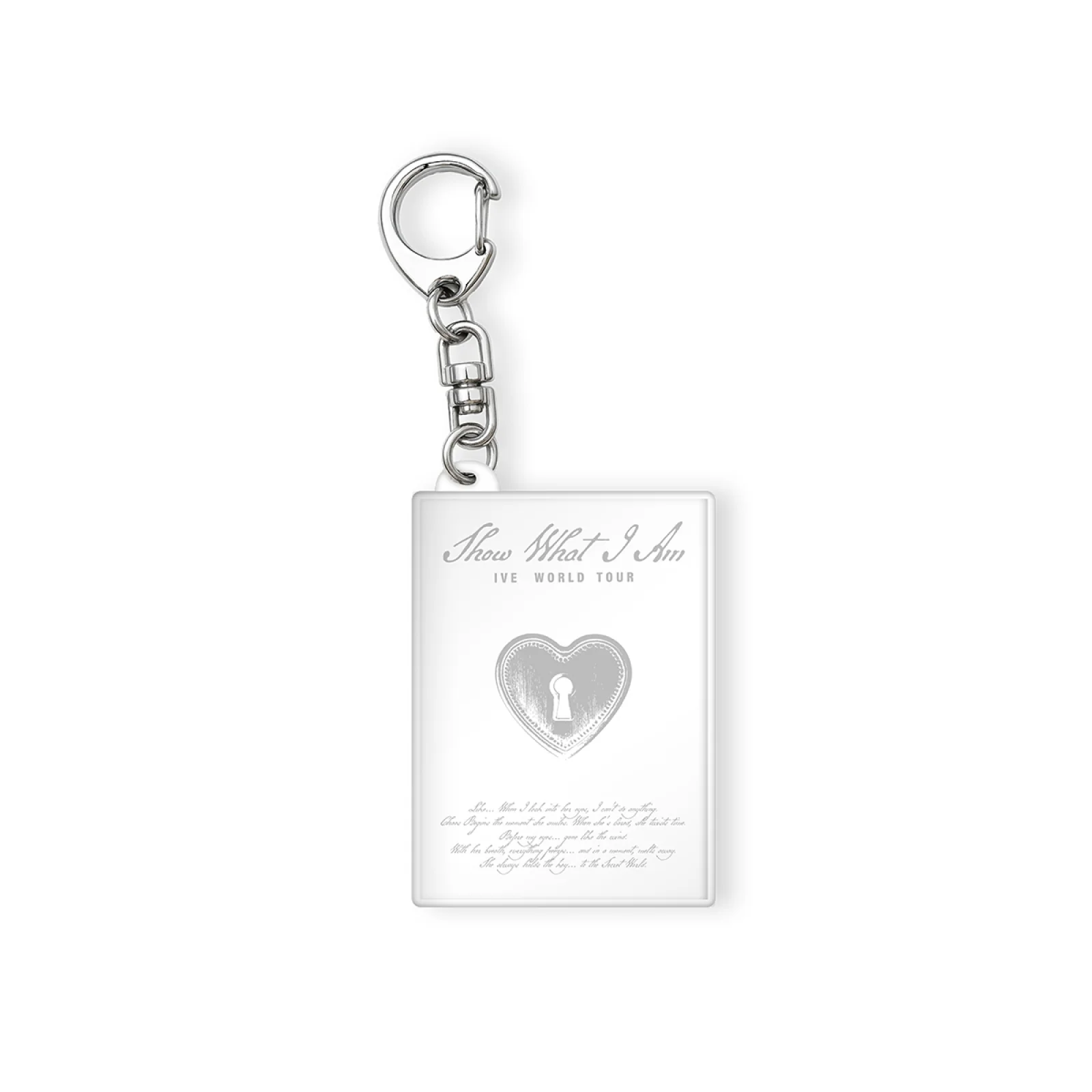 [Pre-order] IVE - MINI BOOK KEYRING / IVE WORLD TOUR [SHOW WHAT I AM] OFFICIAL MD