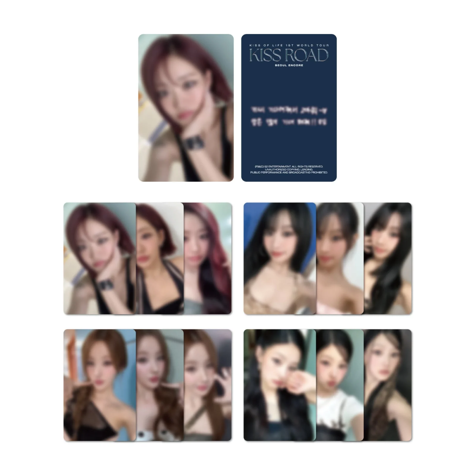 KISS OF LIFE - PHOTOCARD SET / 1ST WORLD TOUR [KISS ROAD] SEOUL ENCORE OFFICIAL MD