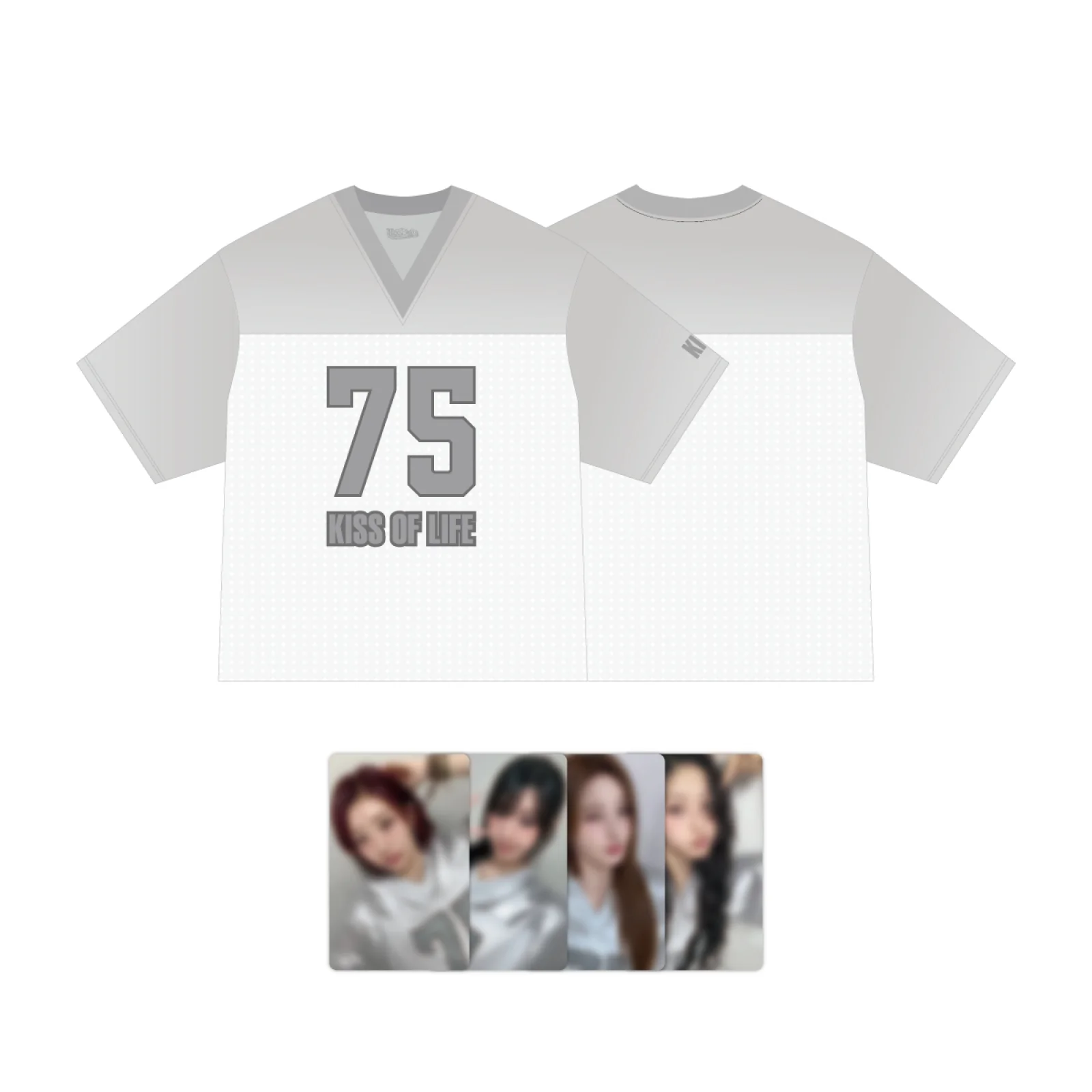 KISS OF LIFE - UNIFORM T-SHIRT / 1ST WORLD TOUR [KISS ROAD] SEOUL ENCORE OFFICIAL MD