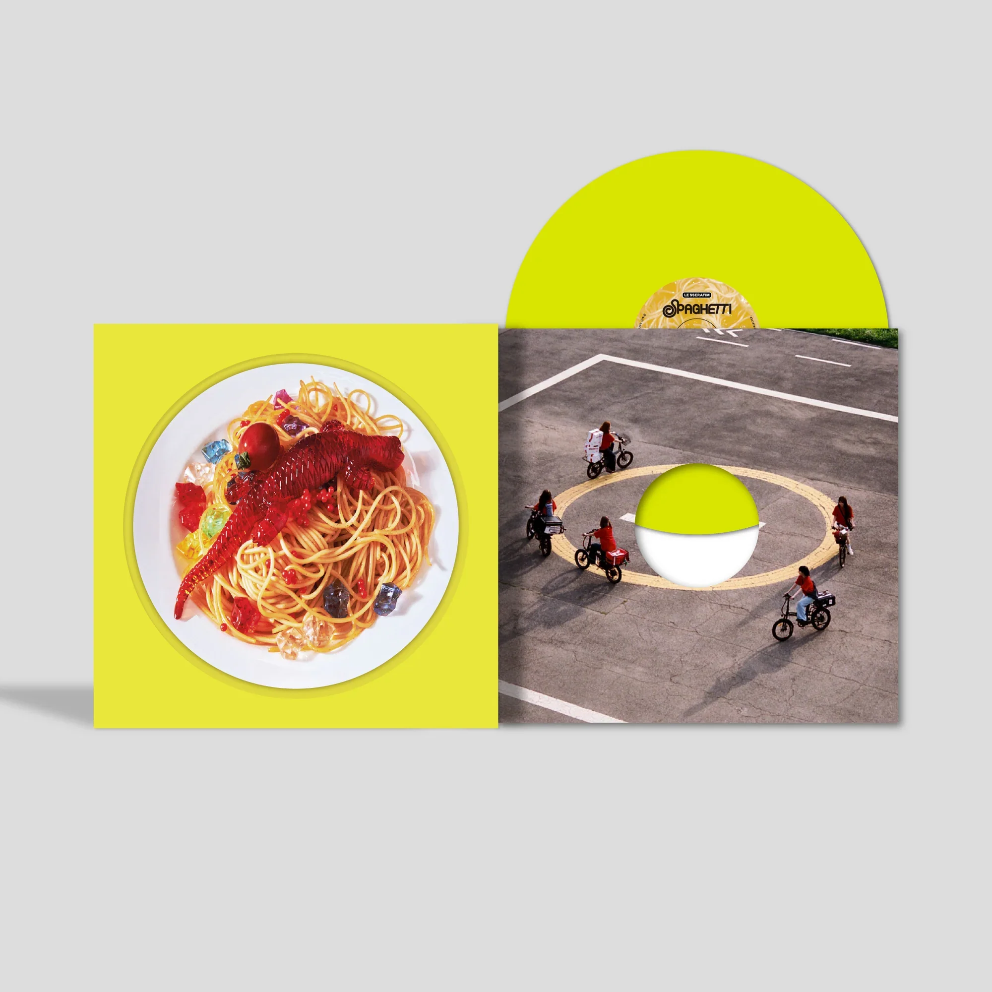 LE SSERAFIM - SPAGHETTI / 1st Single Album (Vinyl ver.) - Image 3