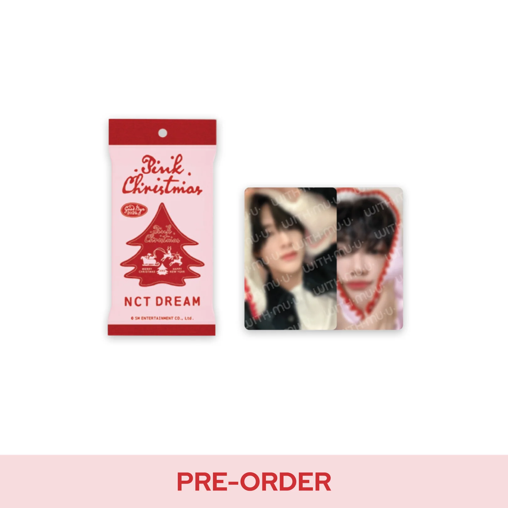 [Aldi Price Match] NCT DREAM - PHOTOCARD RANDOM PACK / 2024 PINK CHRISTMAS OFFICIAL MD - Image 2