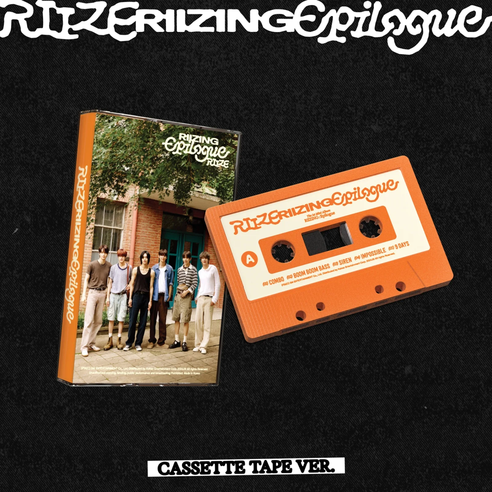 RIIZE - RIIZING : Epilogue / 1st Mini Album (CASSETTE TAPE Ver.) - Image 2