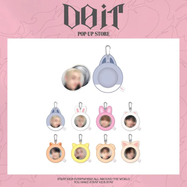 [Pre-order] Stray Kids - SOFT FACE BADGE & SKZOO COVER SET / POP-UP STORE [DO IT] MD - Image 2