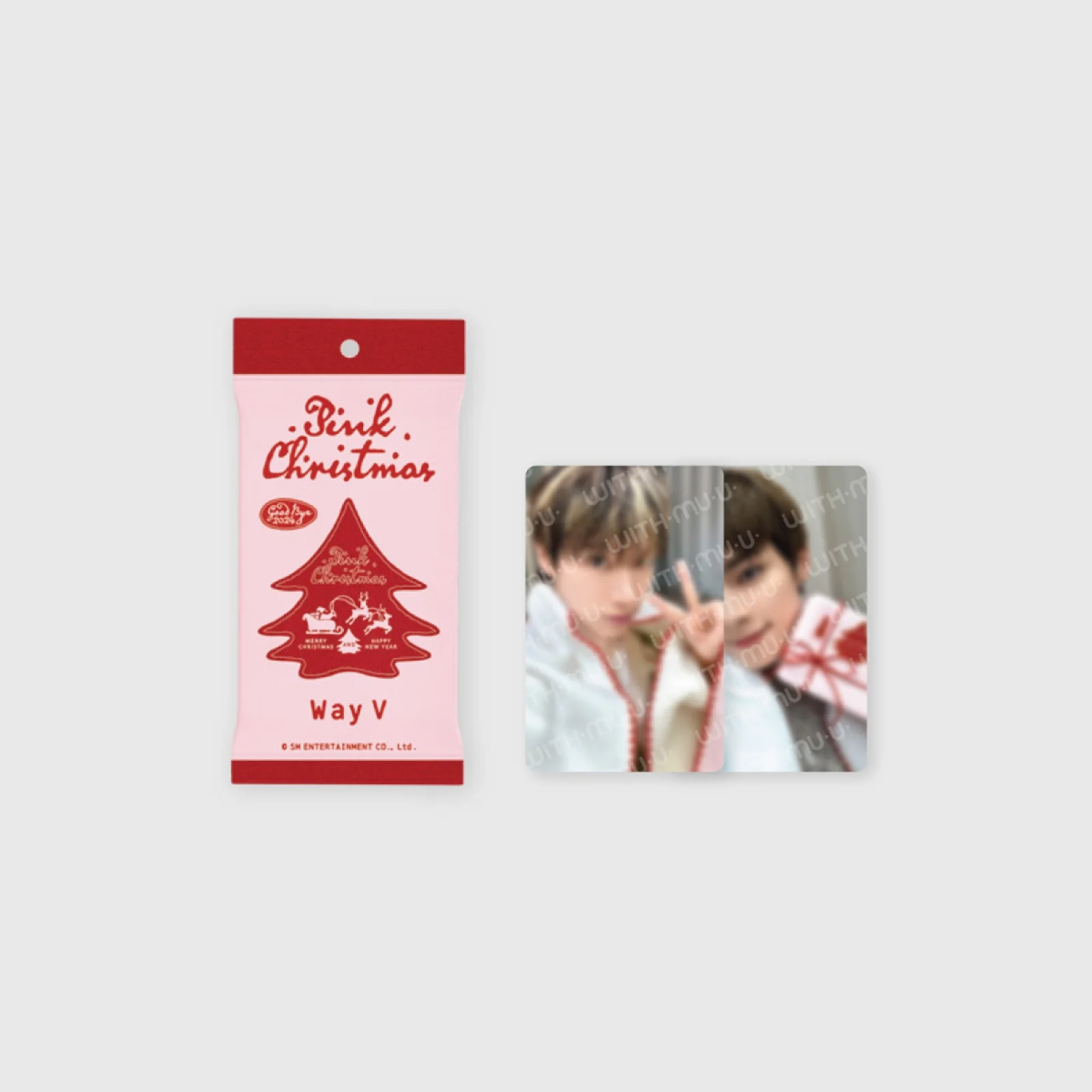 [Aldi Price Match] WayV - PHOTOCARD RANDOM PACK / 2024 PINK CHRISTMAS OFFICIAL MD