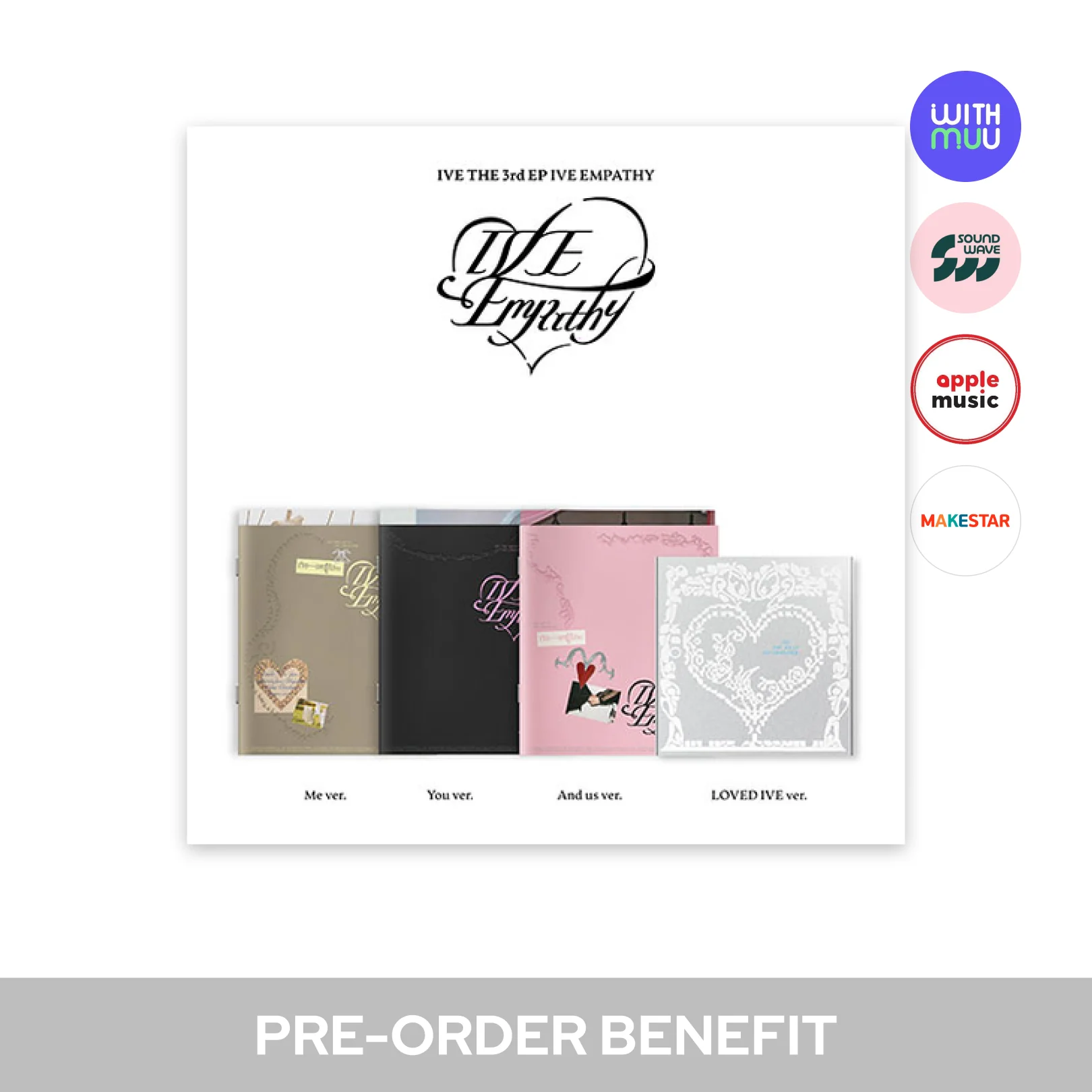 [POB] IVE - IVE EMPATHY / 3RD EP ALBUM (Standard ver. / LOVED IVE ver.) - Image 2