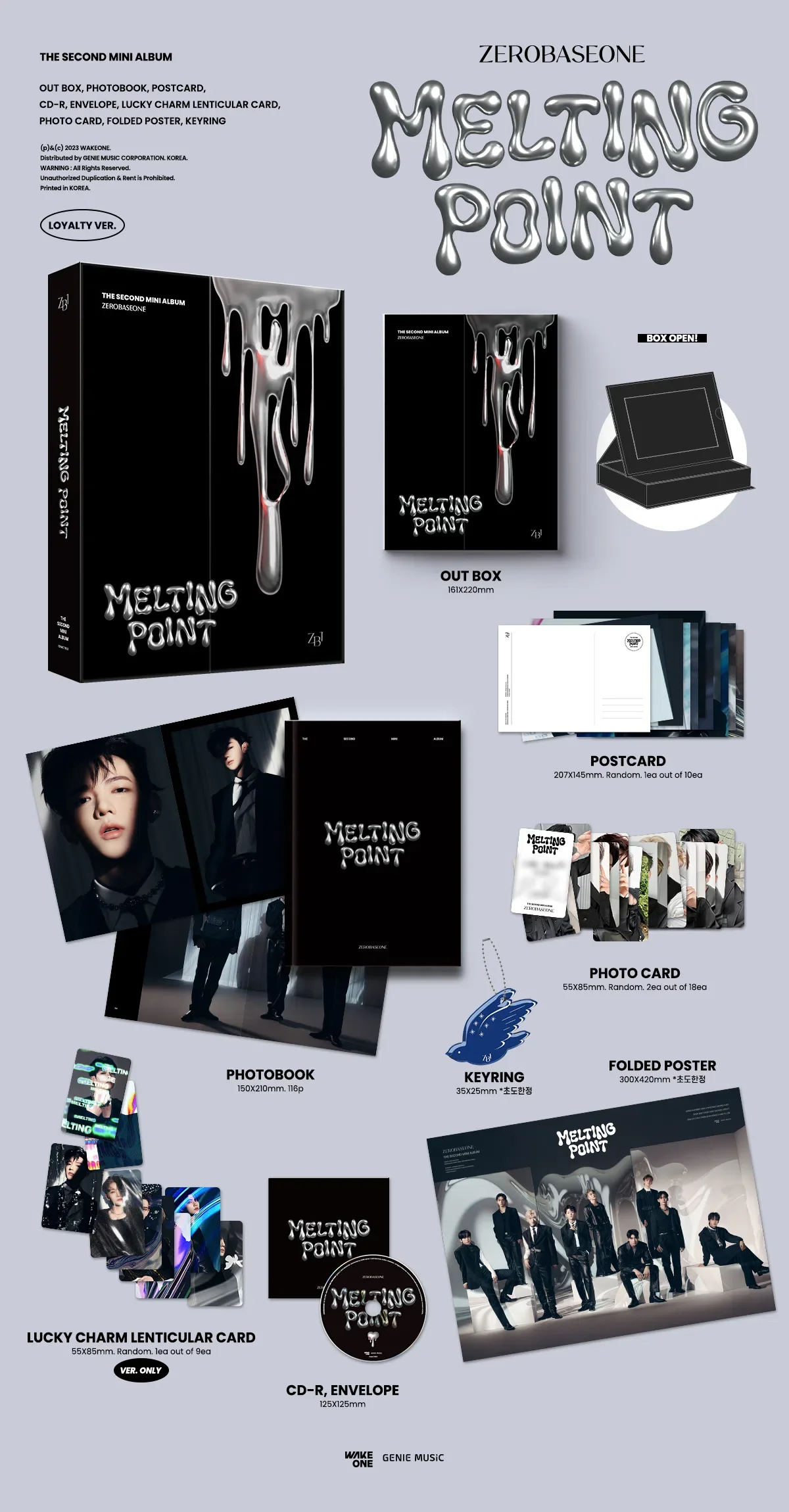[RESTOCK] ZEROBASEONE - MELTING POINT / THE SECOND MINI ALBUM (Standard ver.) *Cover Select - Image 4