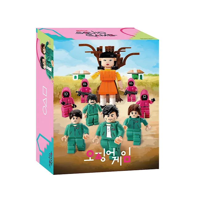 SQUID GAME 2 - Bulding Block Figure (Red Light, Green Light ver.) / KAKAOTALK GIFT COLLABORATION - Image 2