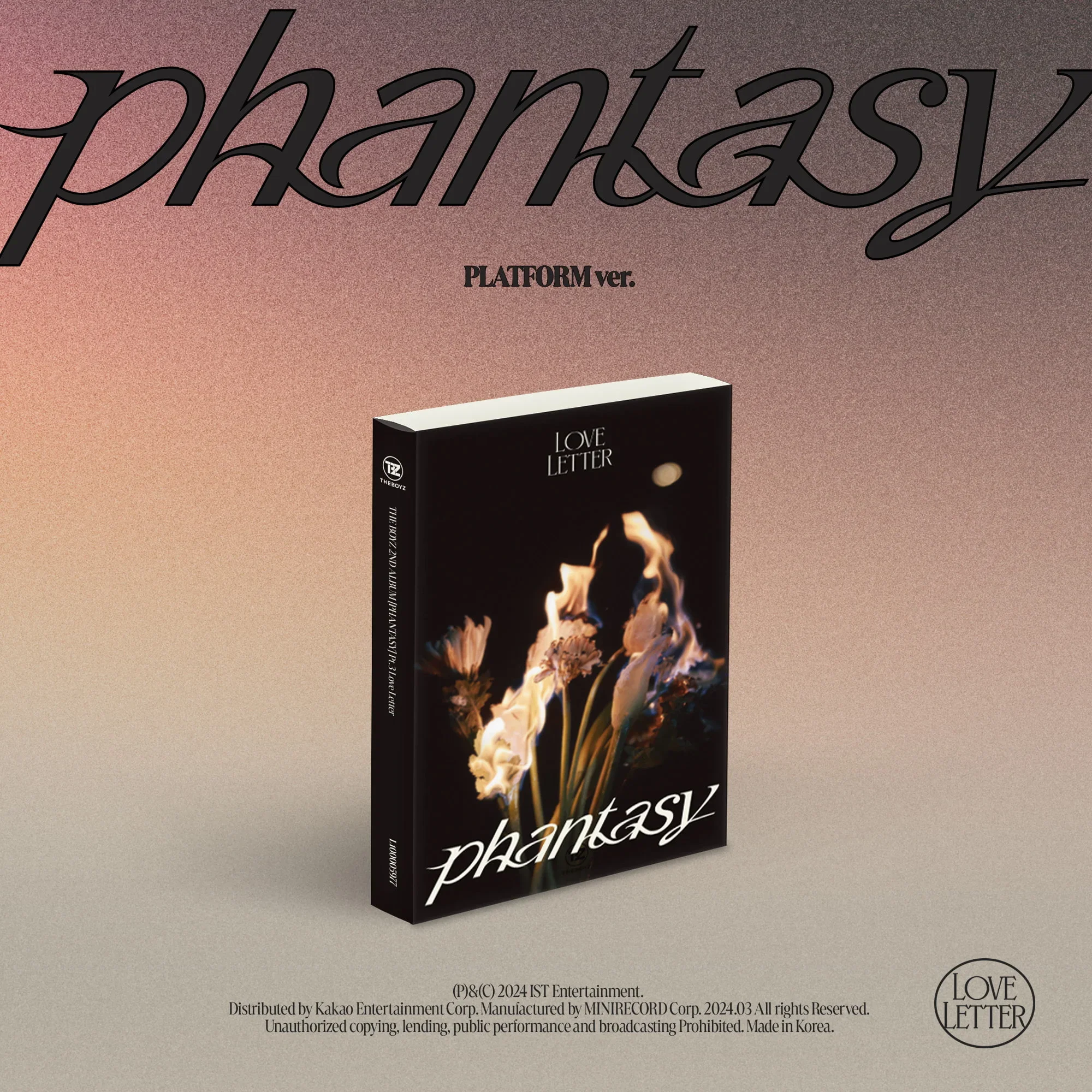 THE BOYZ - [PHANTASY] Pt.3 'Love Letter' / 2ND FULL ALBUM (Platform ver.) (Random) - Image 3